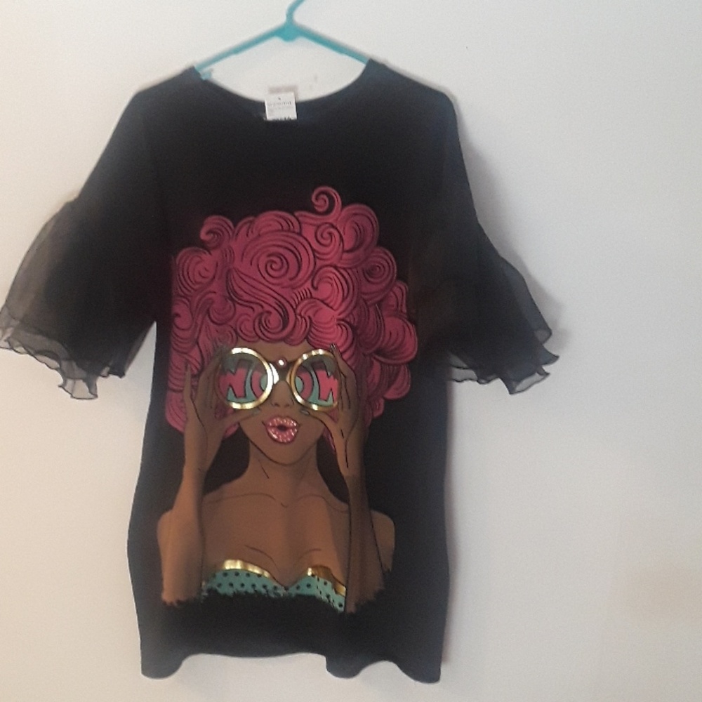 Fashion Nova "WOW" Girl Tunic